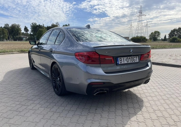 BMW Seria 5 cena 128500 przebieg: 107000, rok produkcji 2018 z Białystok małe 254